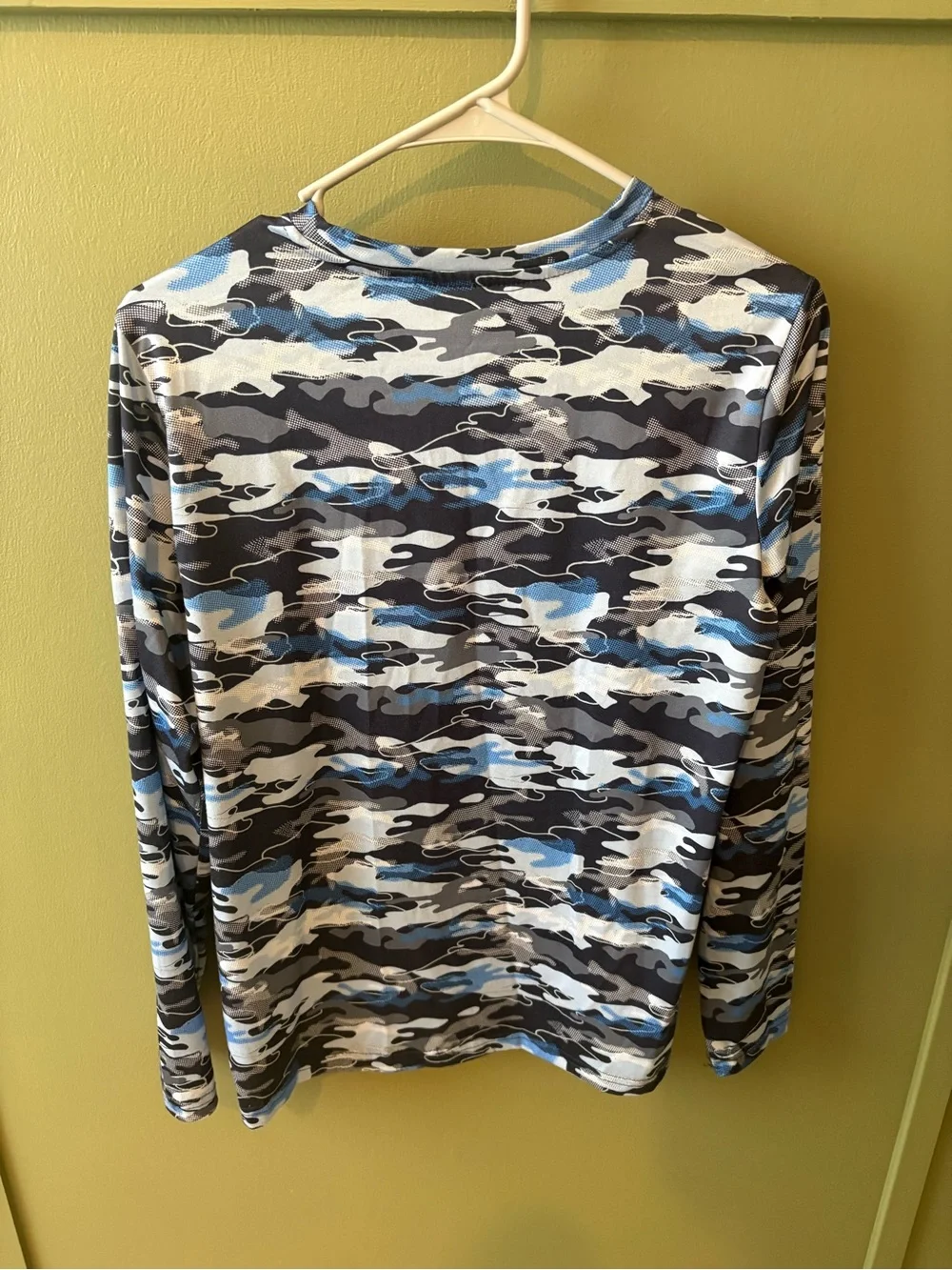 Ocean + Coast Blue Camouflage Performance Shirt - Picture 3 of 4